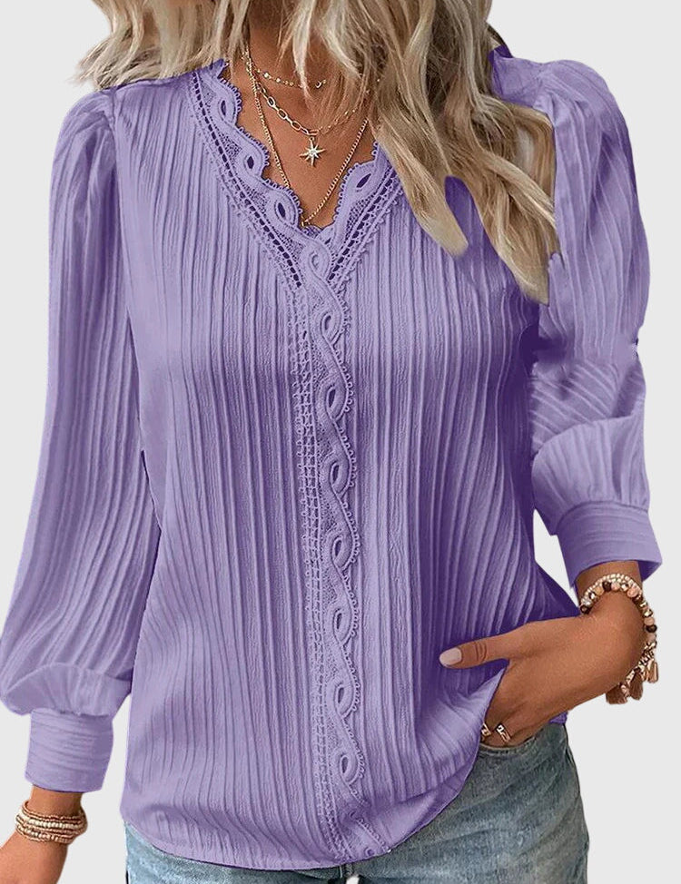Andrea™ | Elegant Pullover Blouse