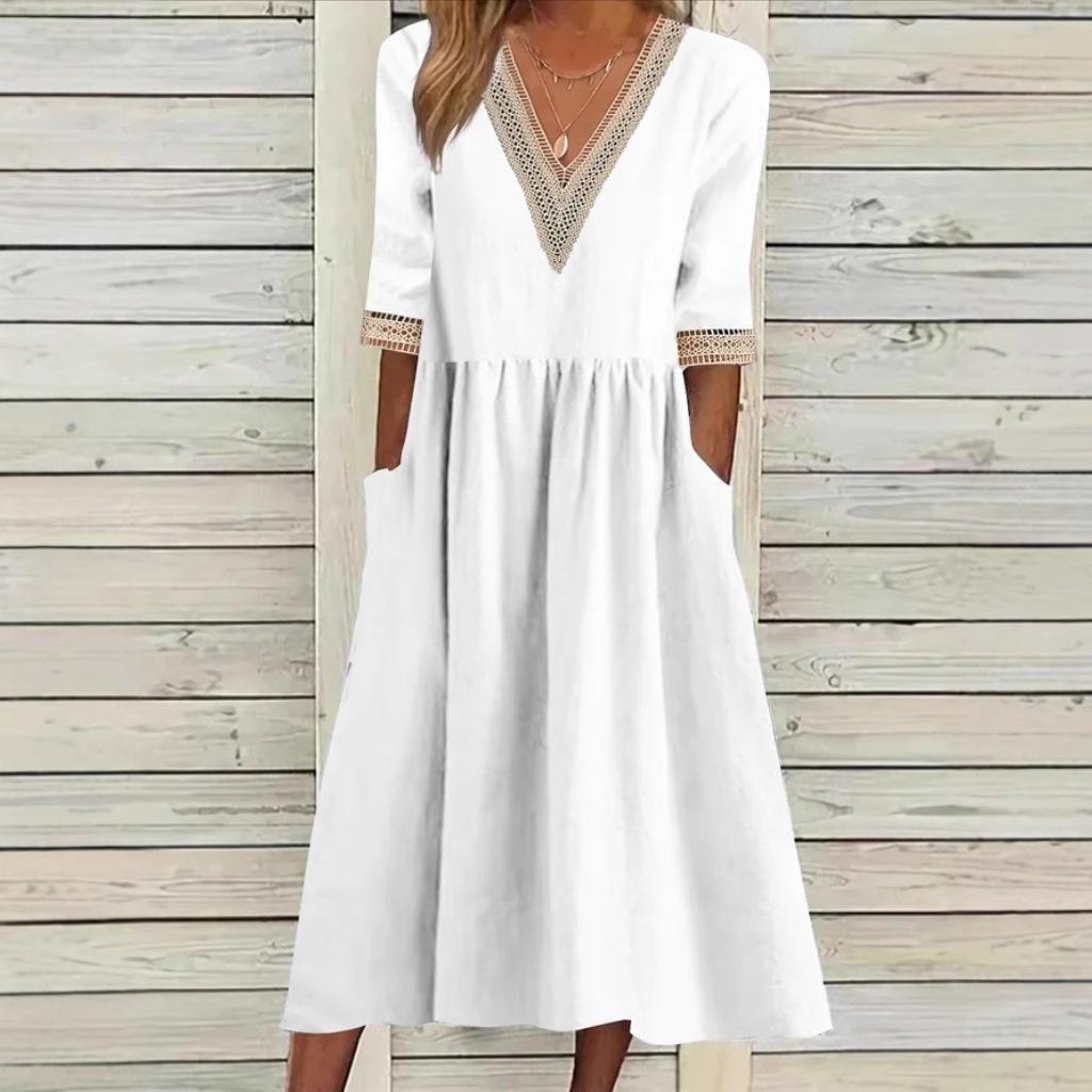 LIVIA | MIDI LACE DRESS