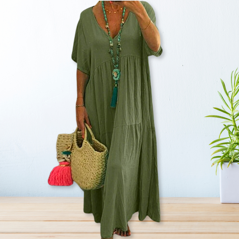 Maelis | Linen Cotton Dress