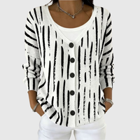 Comfortable Buttoned Knit Cardigan