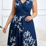 Danica - Wrap Floral Dress
