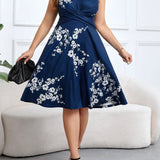 Danica - Wrap Floral Dress