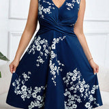 Danica - Wrap Floral Dress
