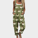 Apolline | Comfortable Printed Overalls