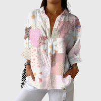 Lightweight and Colorful Printed Blouse