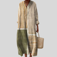 Flattering Printed Summer Dress