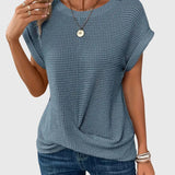Isa™ | Elegant Blouse with Round Neck