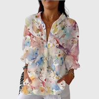 Lightweight and Colorful Printed Blouse