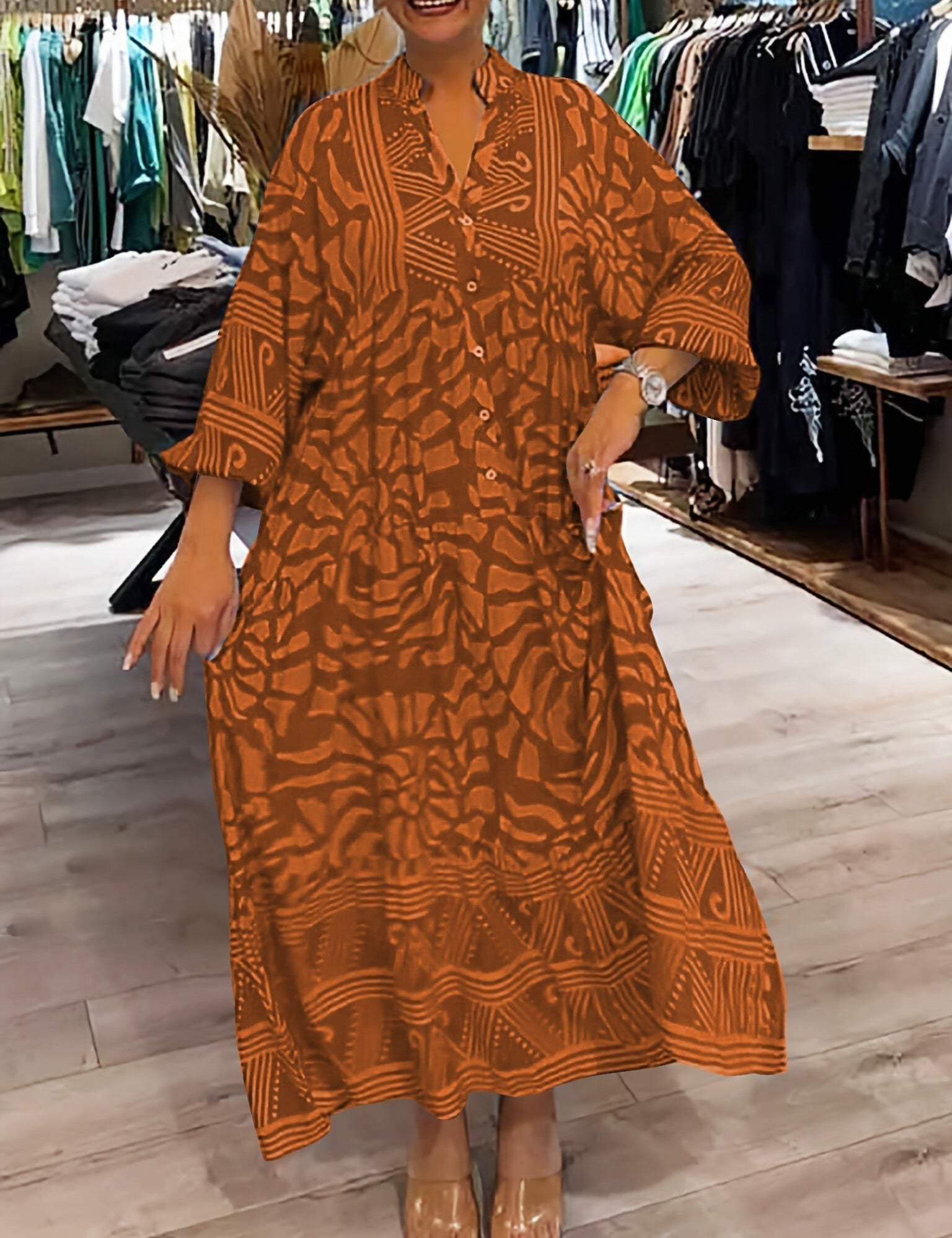 Carmilla - Vibrant Printed Dress
