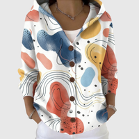 Comfortable Hooded Knit Cardigan