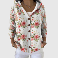 Comfortable Hooded Knit Cardigan