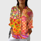 Lightweight and Colorful Printed Blouse