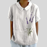 Floral Comfort Elegant Top