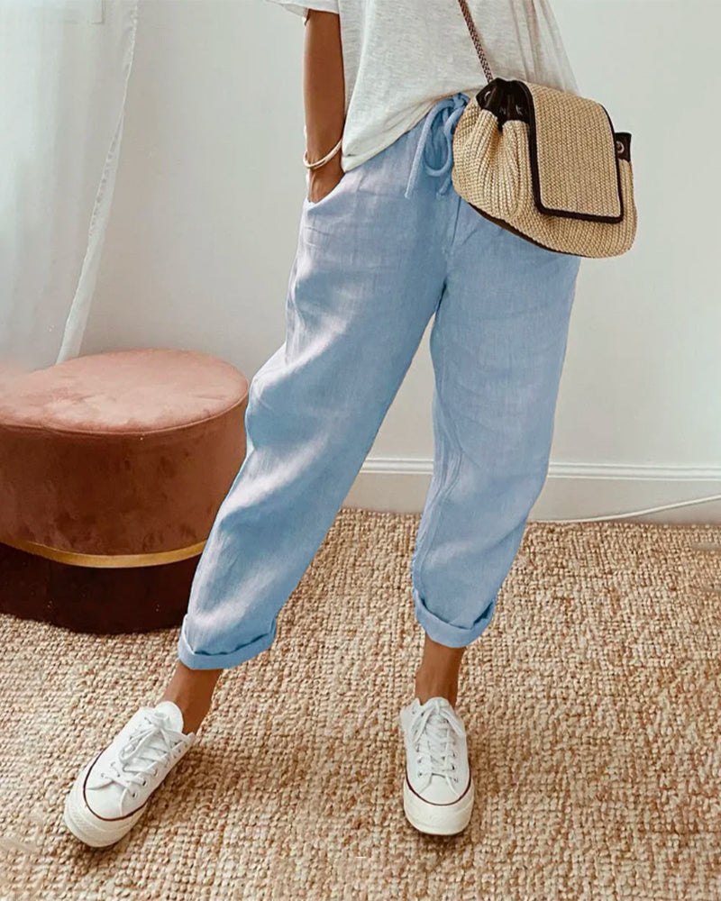 Elegant Comfortable Fluid Pants