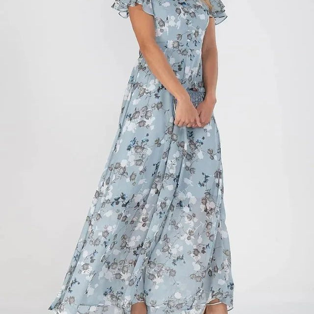 ZURI | ELEGANT AND FLOWING DRESS WITH SLIMMING EFFECT