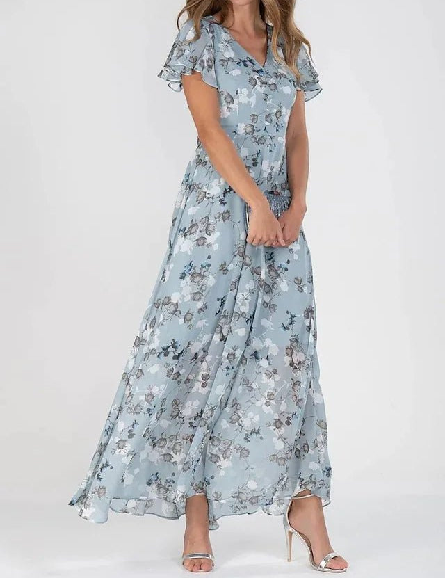 ZURI | ELEGANT AND FLOWING DRESS WITH SLIMMING EFFECT