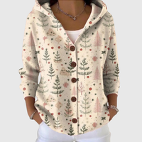 Comfortable Hooded Knit Cardigan