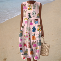 Alma | Comfortable Sleeveless Summer Dress