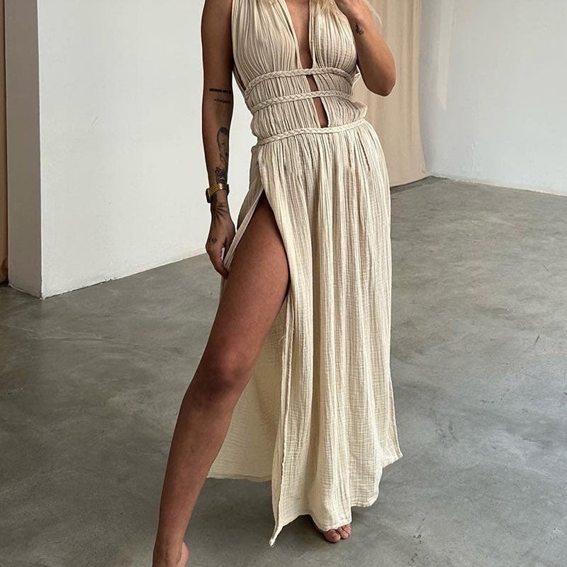 Zolla - Textured Slit Dress