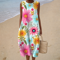 Lina | Comfortable Sleeveless Summer Dress