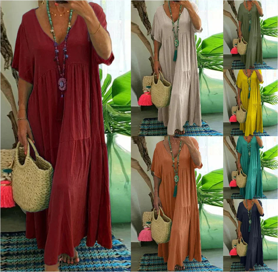 Maelis | Linen Cotton Dress