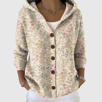 Comfortable Hooded Knit Cardigan