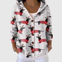 Comfortable Hooded Knit Cardigan