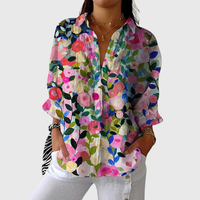 Lightweight and Colorful Printed Blouse