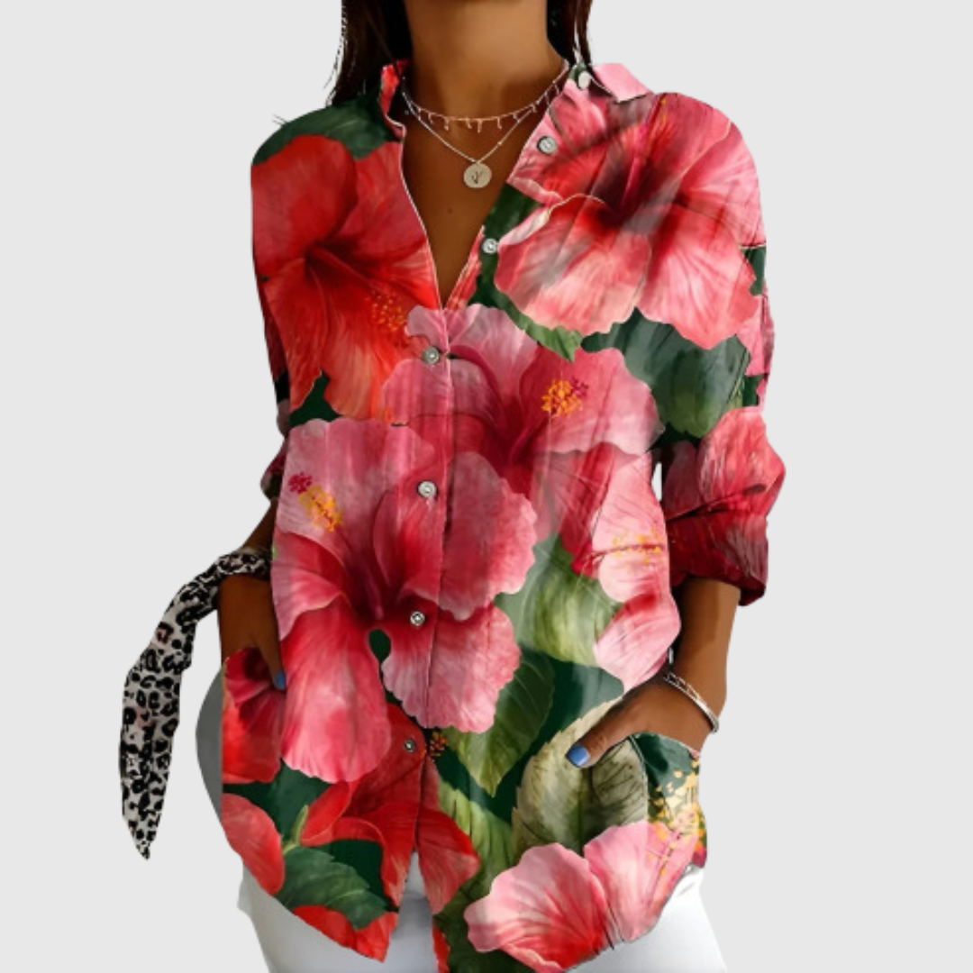 Elegant Floral Blouse