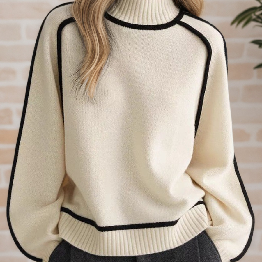 Donna | Elegant High-Neck Sweater