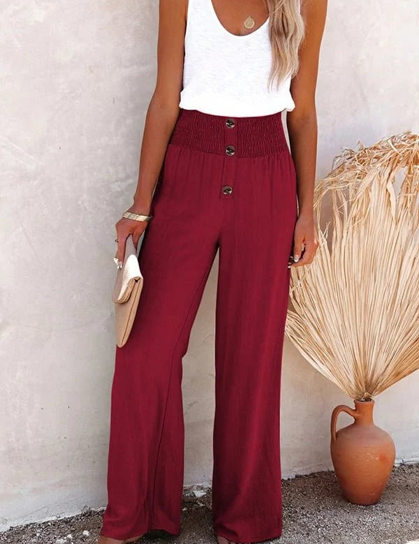 Riana - Relaxed High-Waisted Pants