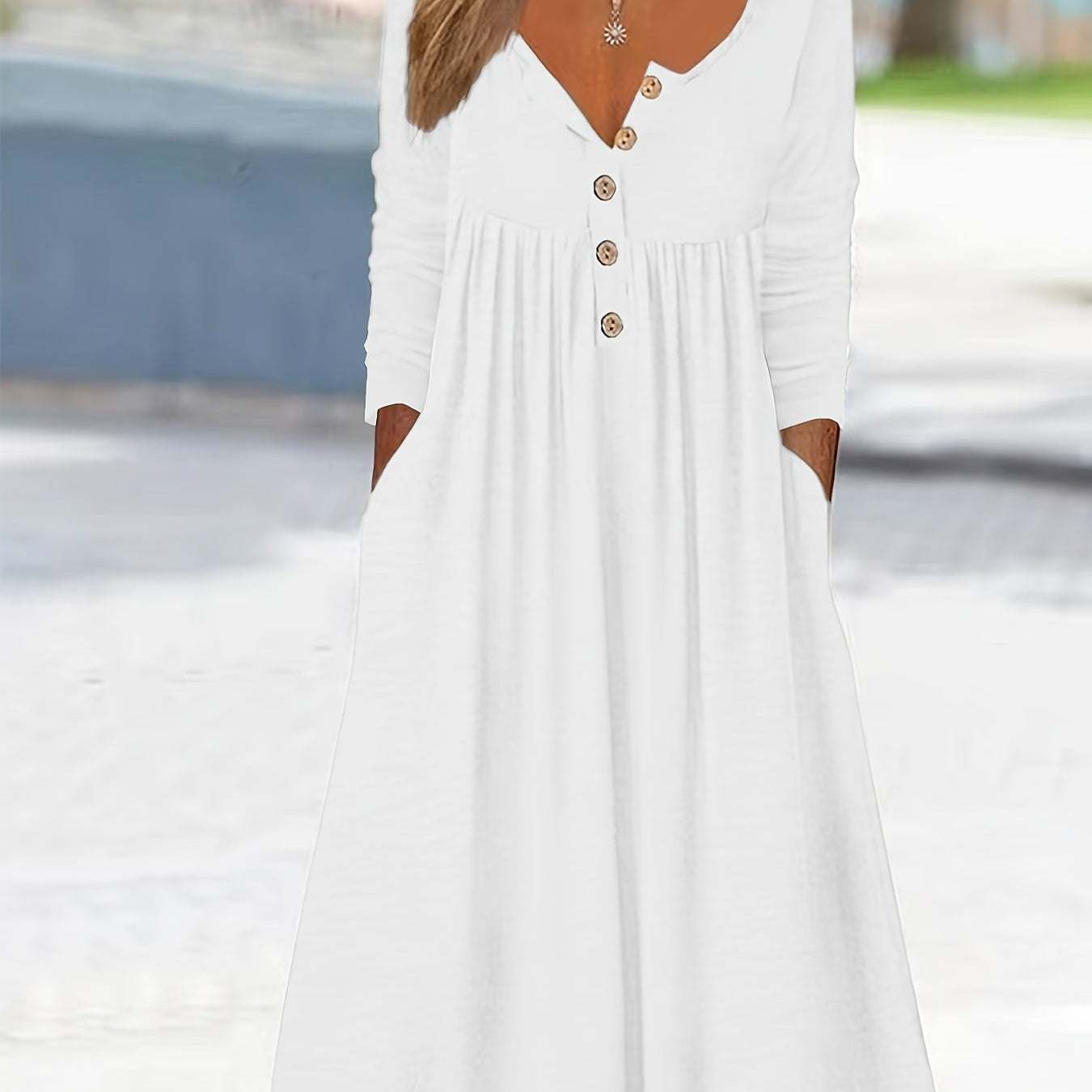 ZARA | MIDI BUTTON-DOWN DRESS