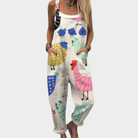 Suzy | Comfortable Printed Overalls
