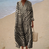 Pauline | Flattering Printed Summer Dress