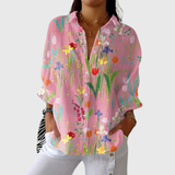 Lightweight and Colorful Printed Blouse