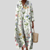 Flattering Printed Summer Dress