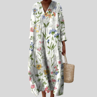 Flattering Printed Summer Dress