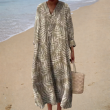 Gaia | Flattering Printed Summer Dress