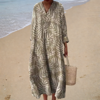 Gaia | Flattering Printed Summer Dress