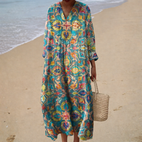 Eglantine | Flattering Printed Summer Dress