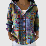 Cardigan Confort à Capuche en Maille