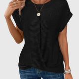 Isa™ | Elegant Blouse with Round Neck