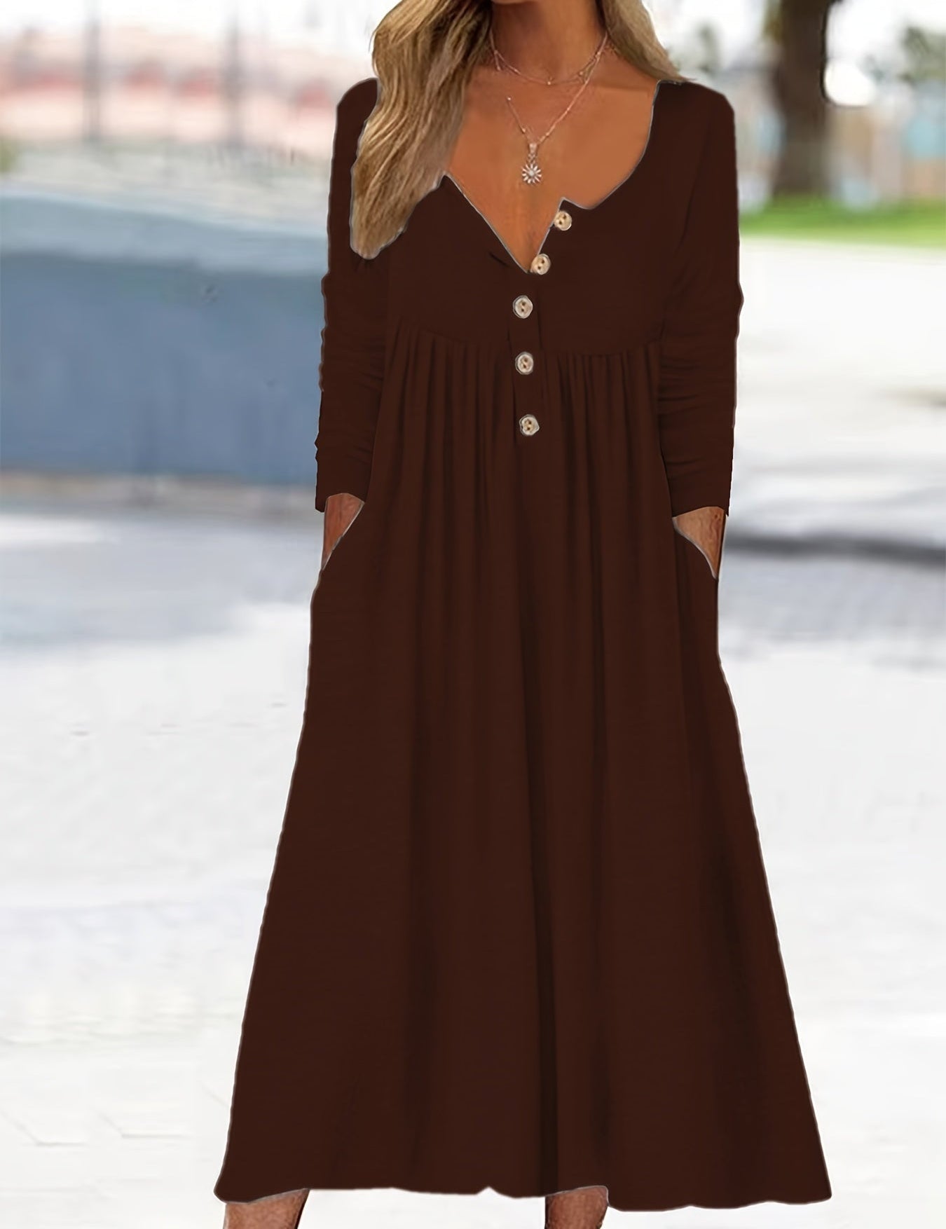 ZARA | MIDI BUTTON-DOWN DRESS