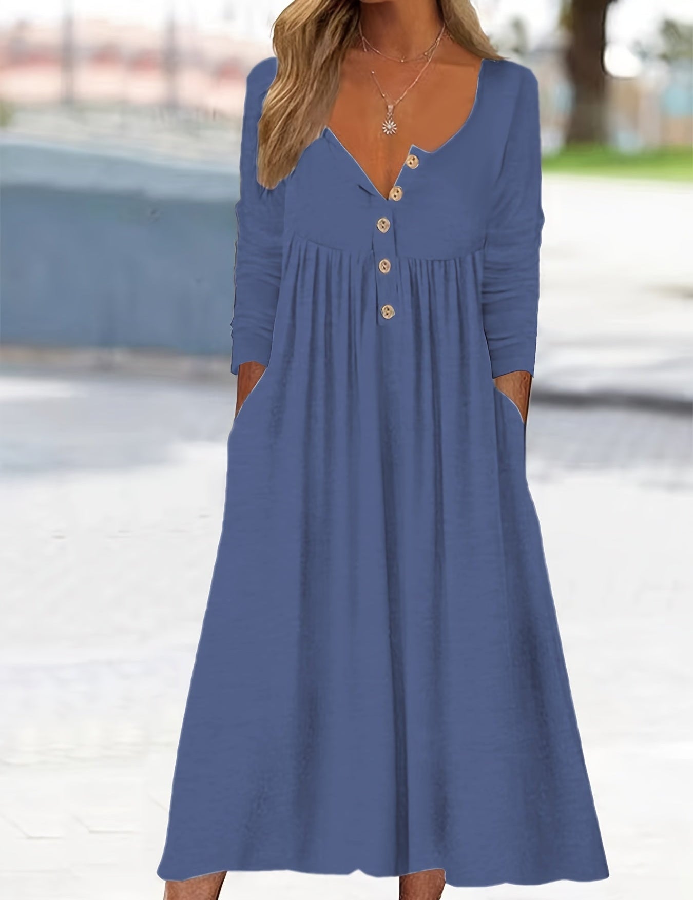ZARA | MIDI BUTTON-DOWN DRESS