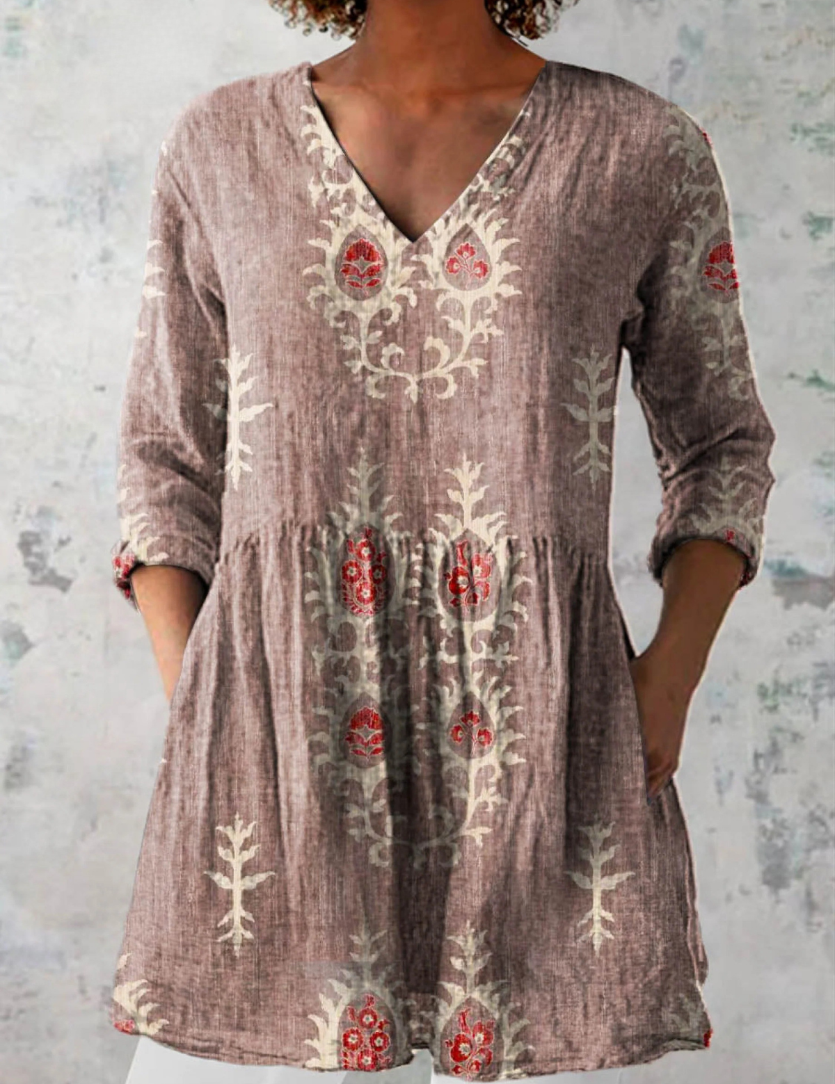 Camille | Elegant Long Blouse
