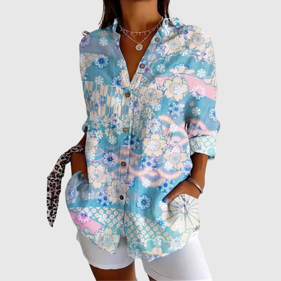 Elegant Floral Blouse