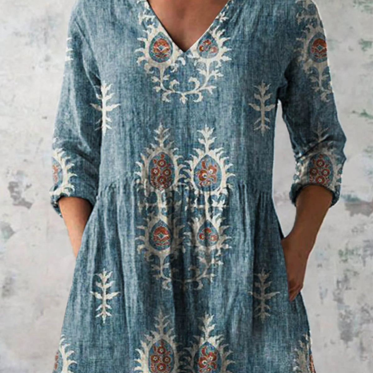 Camille | Elegant Long Blouse