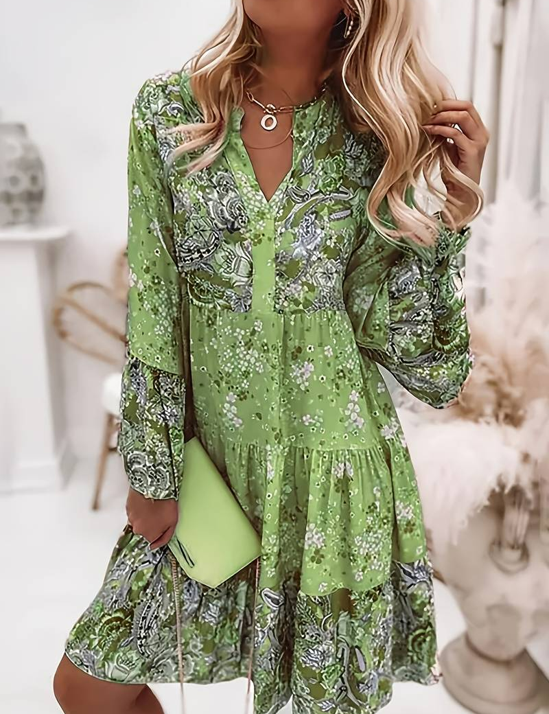 Eira - Printed Boho Dress