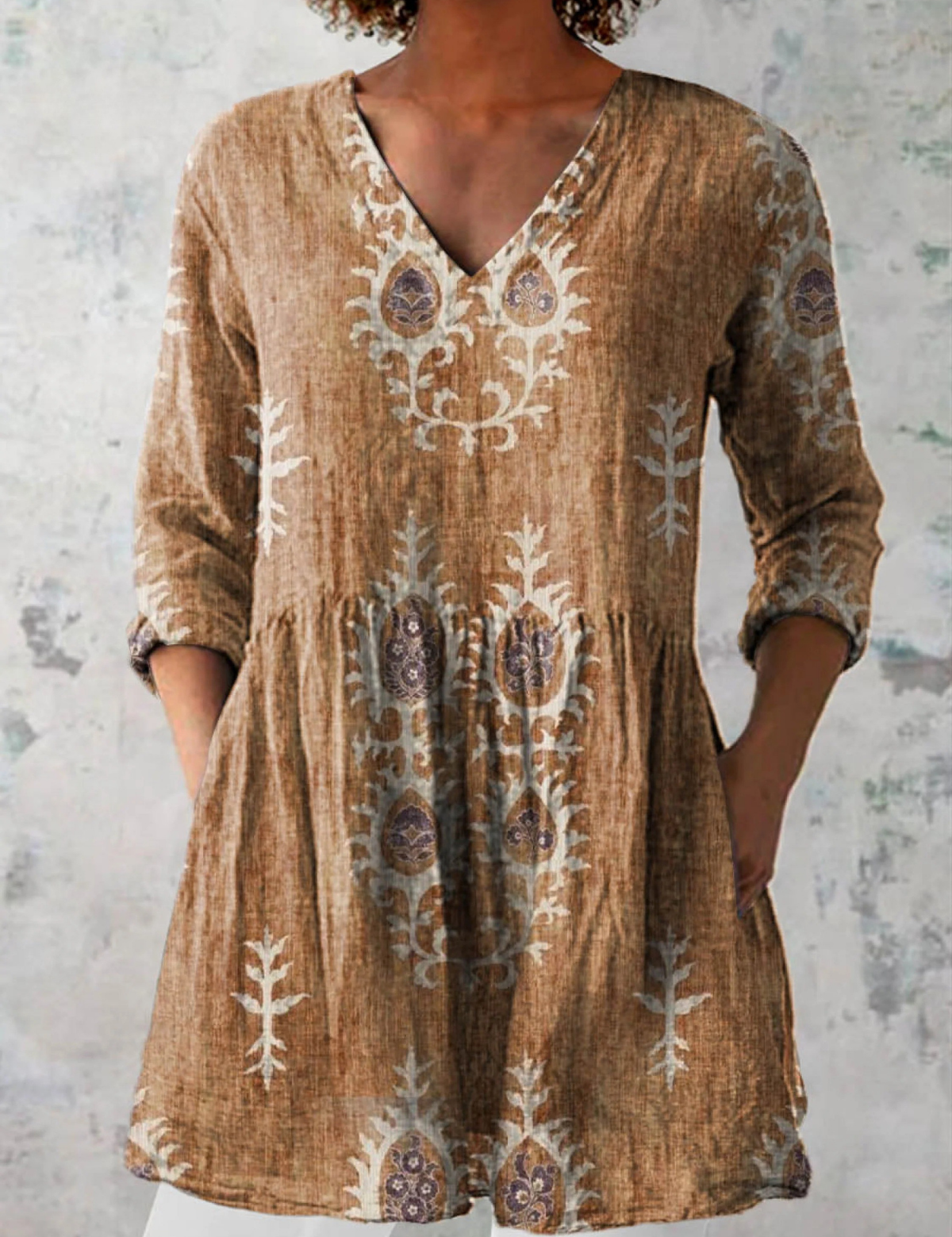 Camille | Elegant Long Blouse