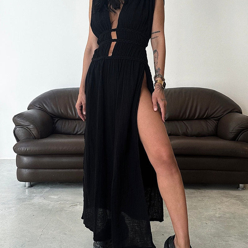 Zolla - Textured Slit Dress
